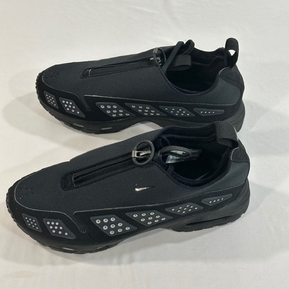 Nike Air Sunder Max Black Metallic Silver Women Size 8 Sneakers FZ2068-001